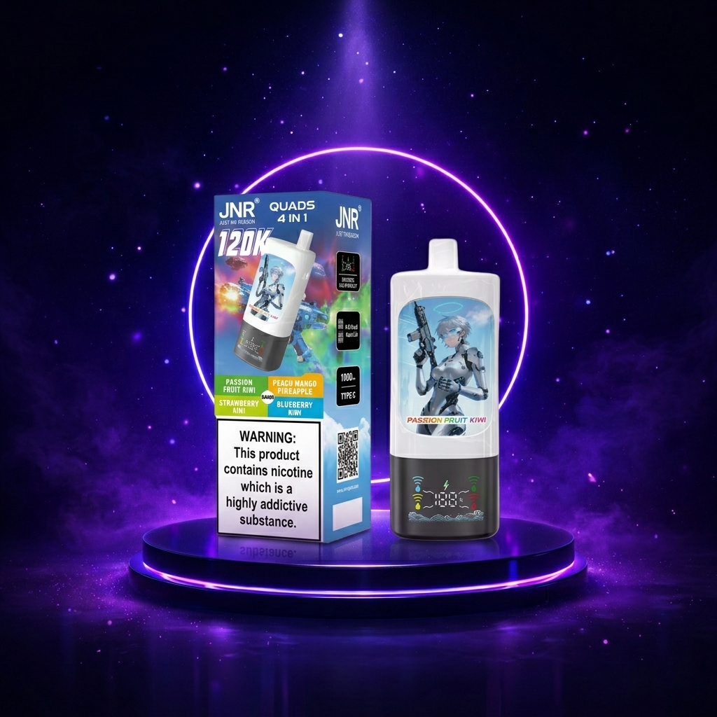 Quads 4en1 120K caladas vapers desechables vaper desechable vaper con nicotina cigarrillos electrónicos muchas caladas sabores vaper puff cigarrillos electrónicos desechables